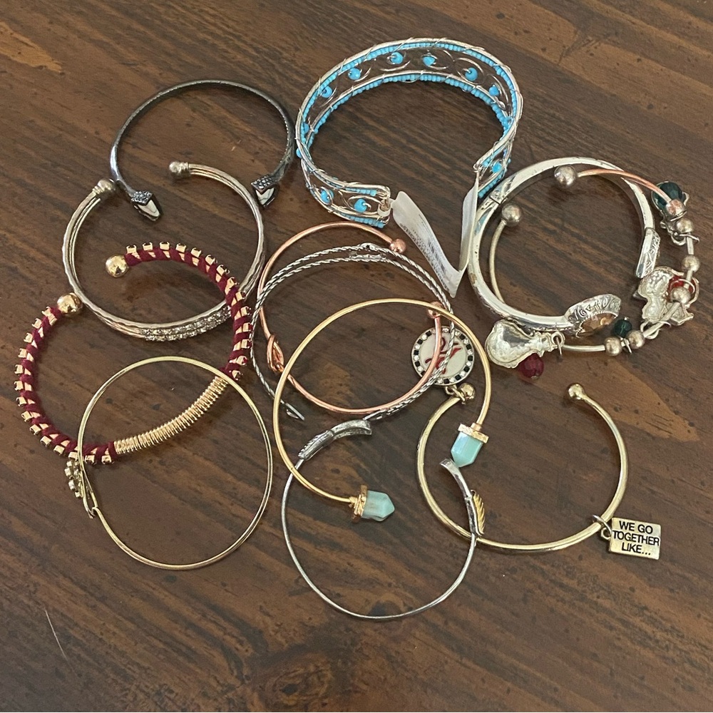 Lot of 12 Cuff Bracelets